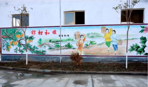 富顺乡镇文化墙 乡风文明焕发新活力