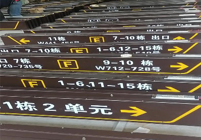 富顺广告标识中，常见的几种安装方式。