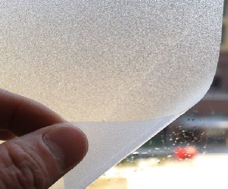 富顺玻璃门外面粘广告用什么材料好？